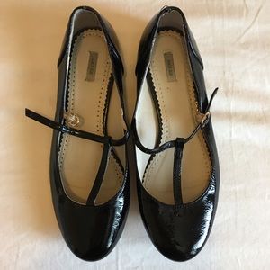 Black T-strap Flats from Urban Outfitters